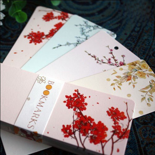 Bookmark Paper Blossom Floral Set Image 1