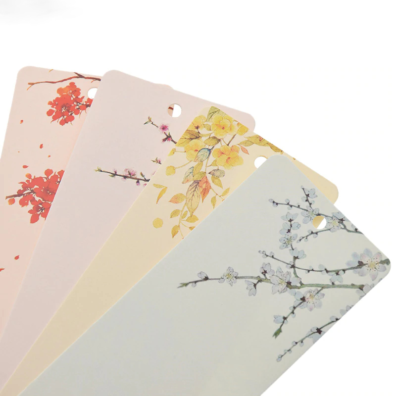 Bookmark Paper Blossom Floral Set Image 3